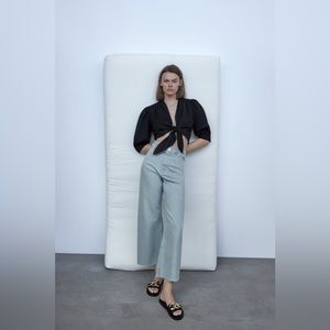 ZARA ZW PREMIUM MARINE STRAIGHT JEANS